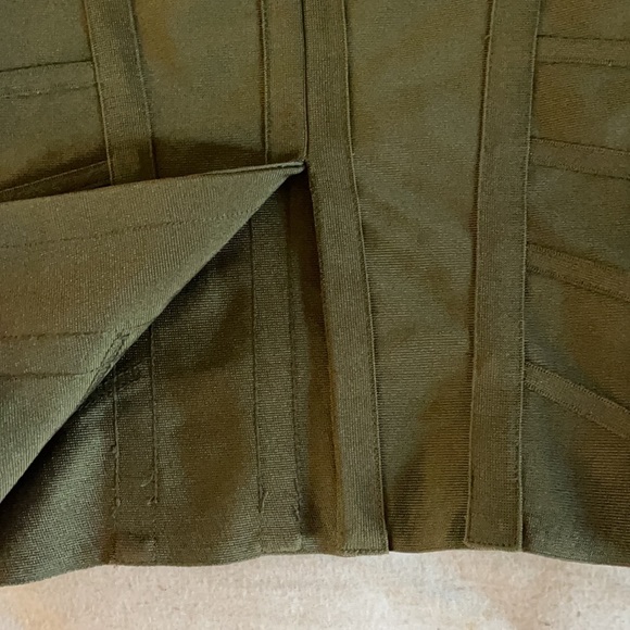 Corset Bandage Dress Olive Size XS - Picture 3 of 6